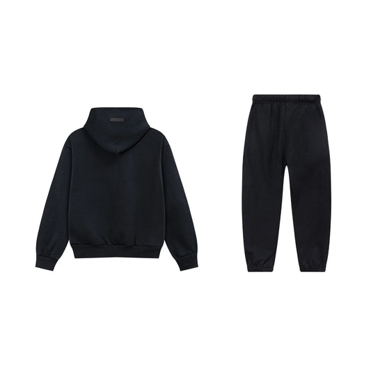 Black Essentials Tracksuit Pullover