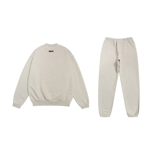 Oatmeal Heather Essentials Tracksuit Pullover