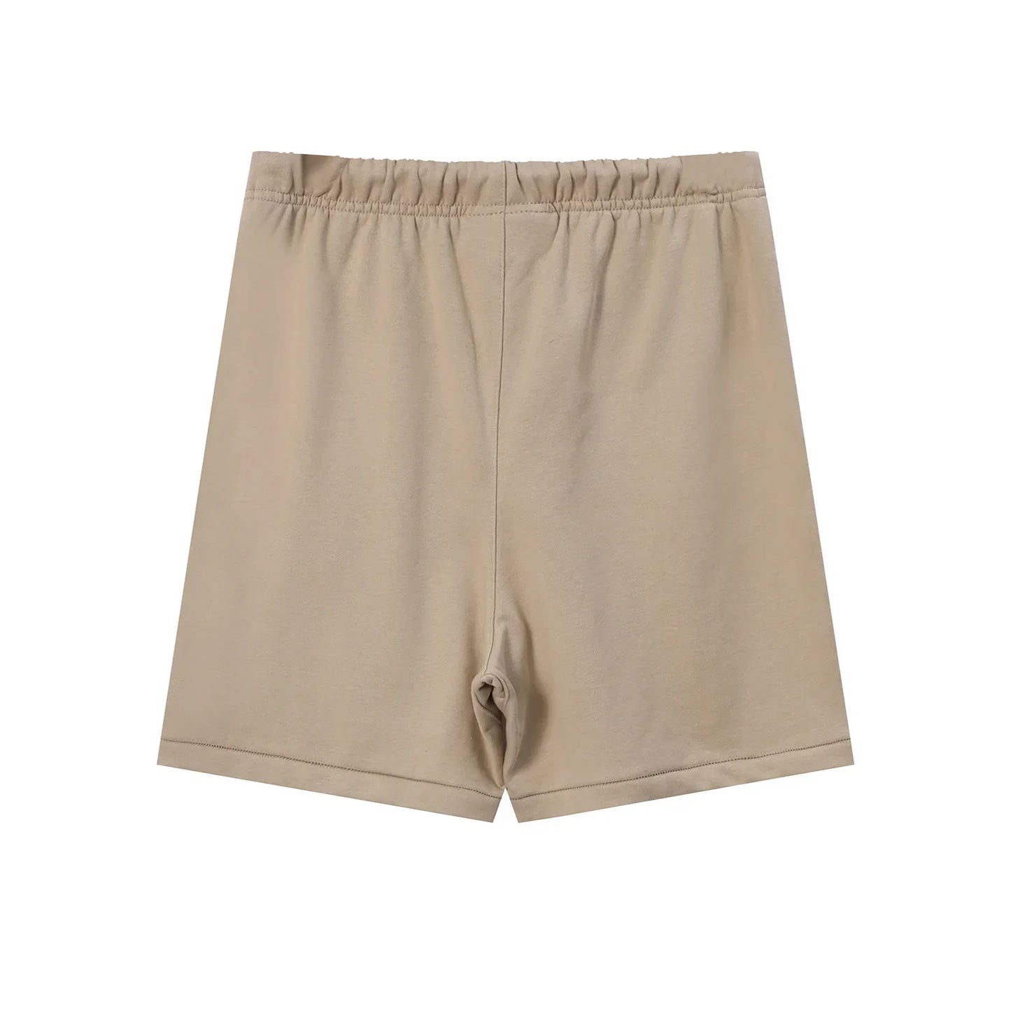 Fear of God Essentials Calm Shell fleece shorts relaxed fit side view