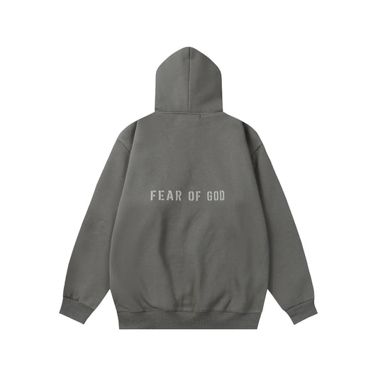 Fear of God ESSENTIALS FG Grey Hoodie