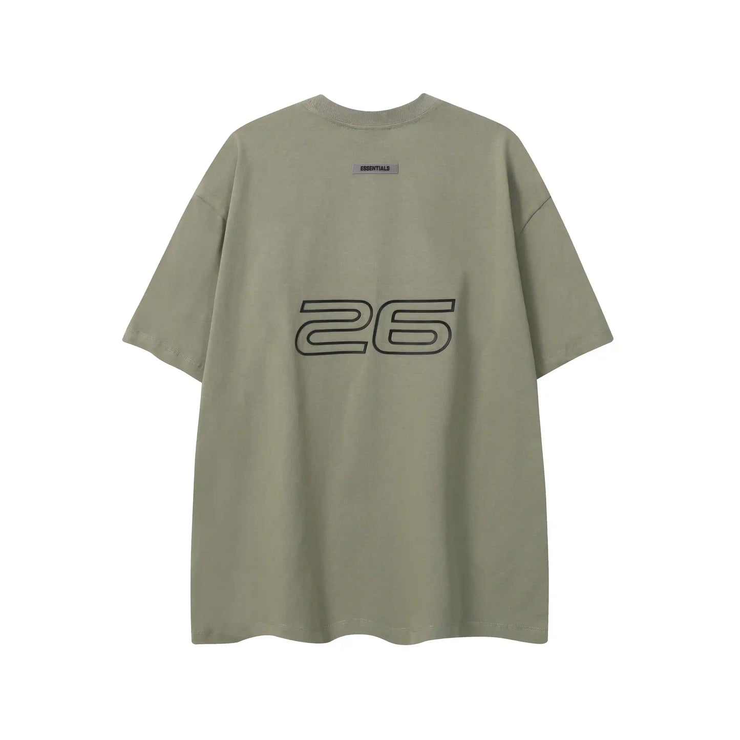 ESSENTIALS Ponte Charcoal Grey 90s T-Shirt