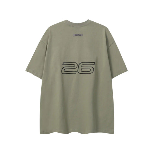 ESSENTIALS Ponte Charcoal Grey 90s T-Shirt