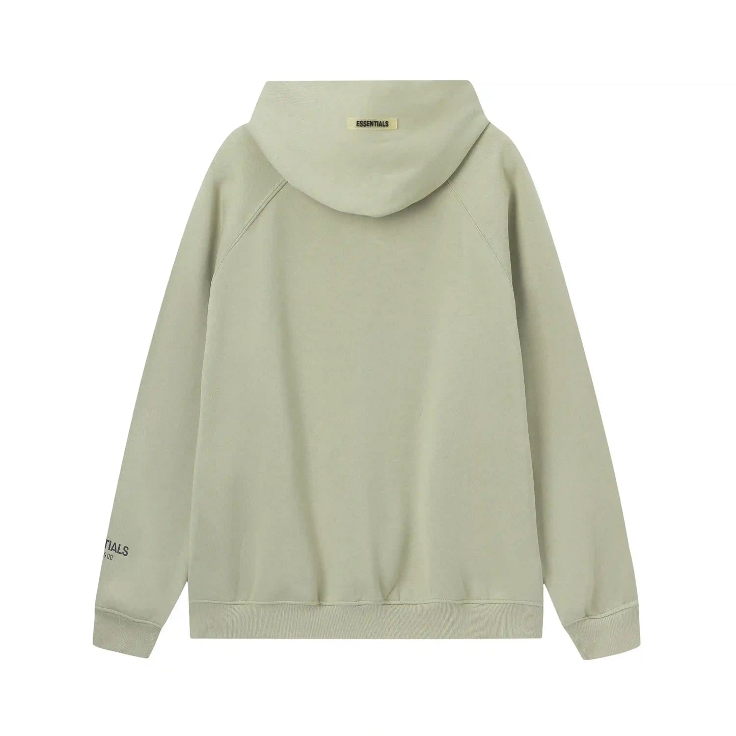 Fear of God Essentials Ash Grey pullover hoodie relaxed fit