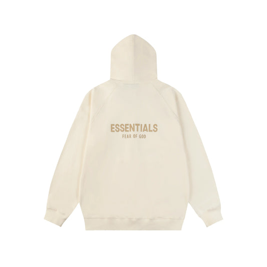 essentials cloud dance zip fleece hoodie soft fleece pullover casual