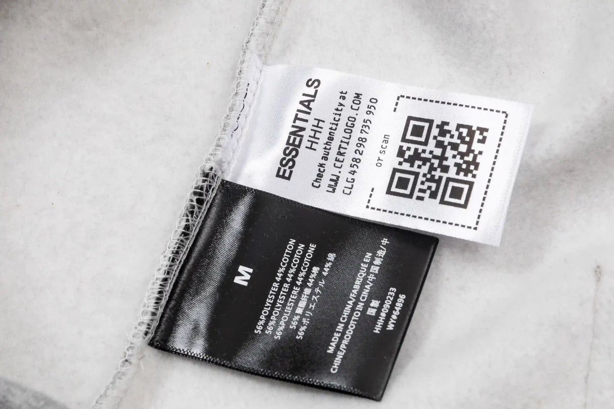 Cloudy Gray Essentials Tracksuit Pullover