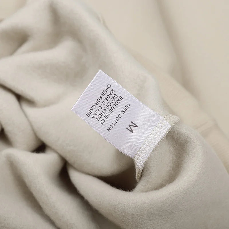 Oatmeal Heather Essentials Sweatshirt, Relaxed Crewneck