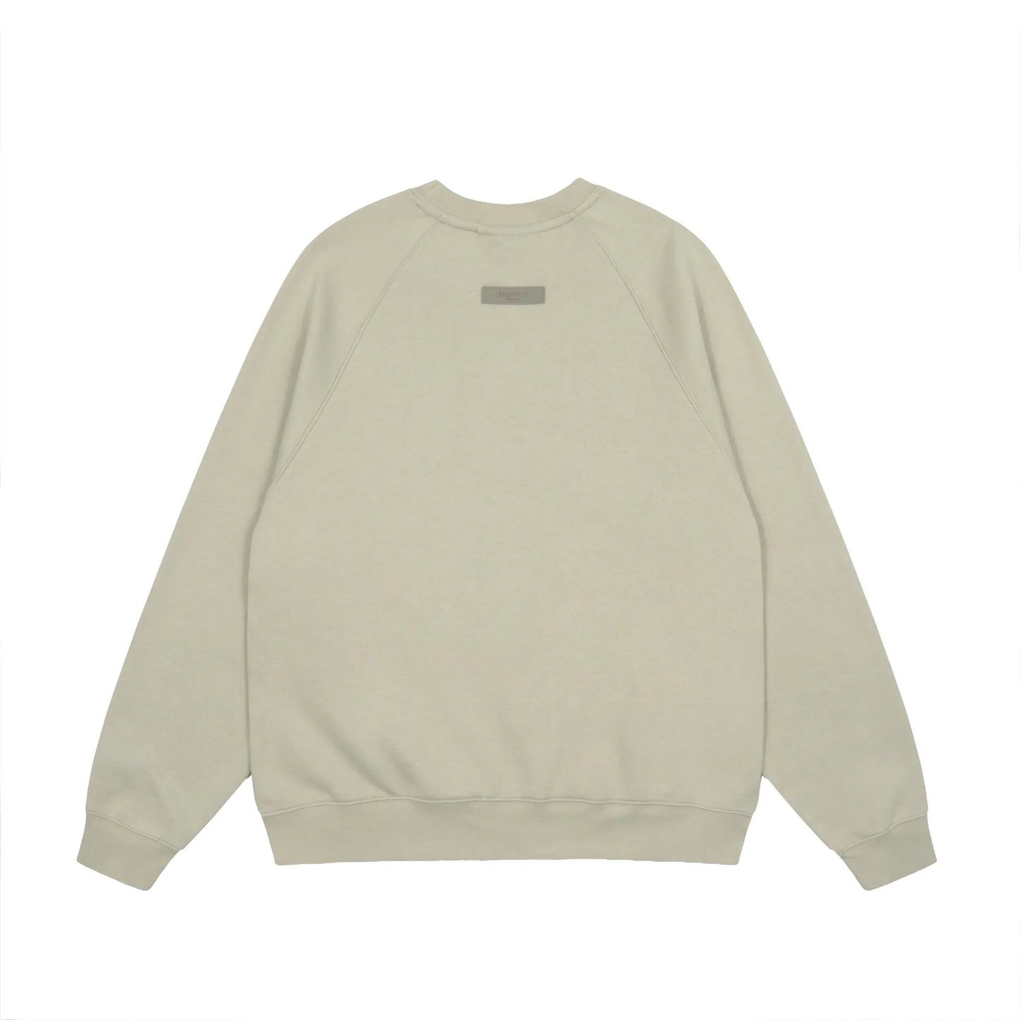 essentials pastel grey sweatshirt relaxed fit streetwear