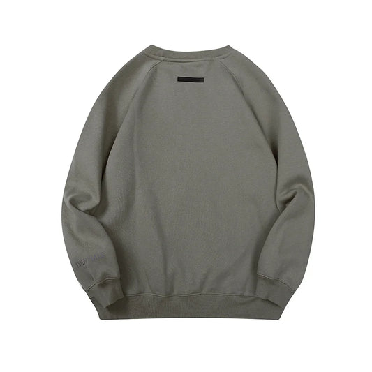 Gray Essentials Sweatshirt, Relaxed Everyday Fit