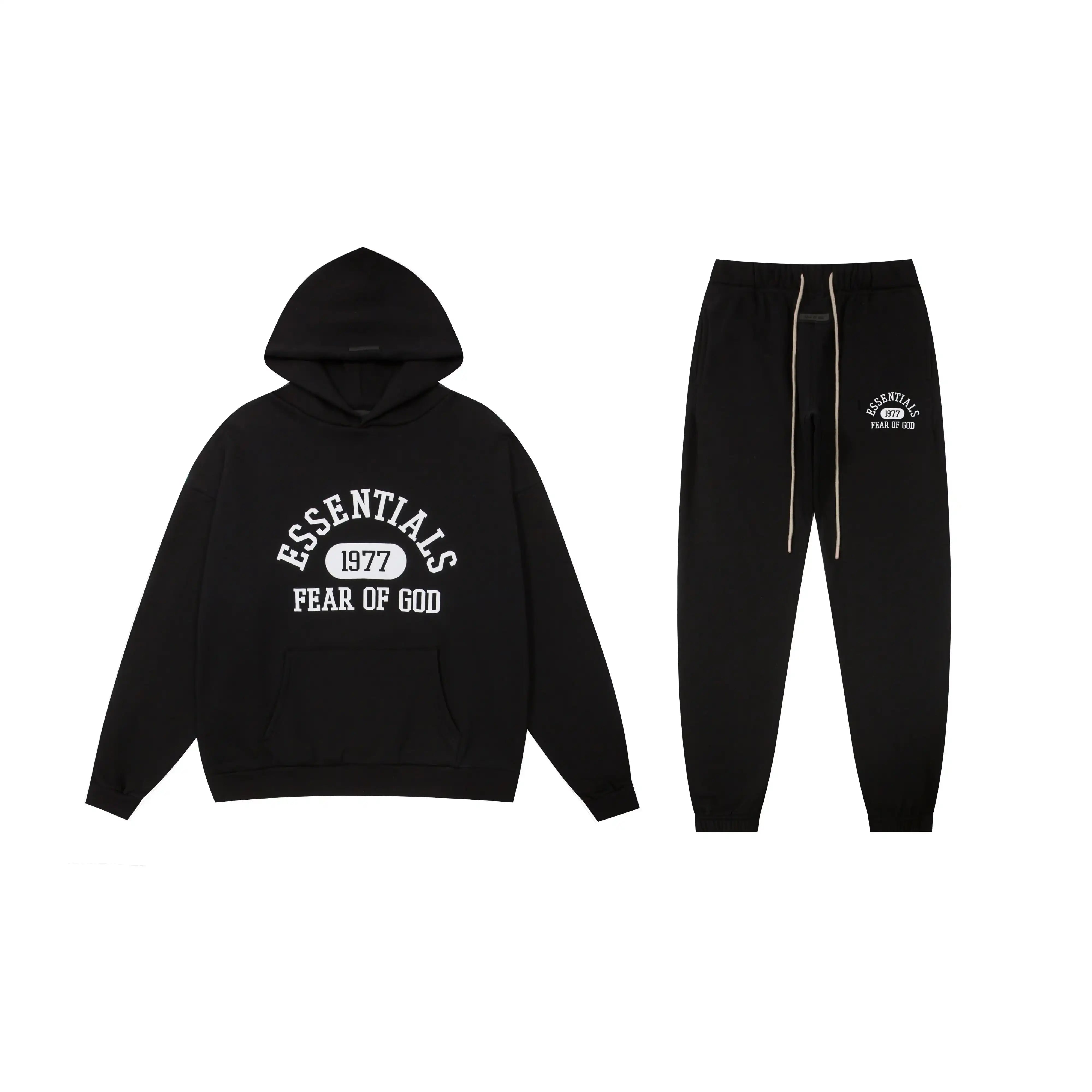 ESSENTIALS Clothing Black Tracksuit
