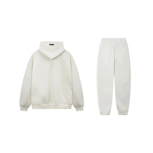 essentials cloud dance hoodie and matching pants by Fear Of God casual outfit