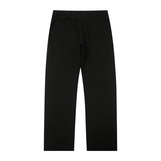 Ribbed ankle cuffs and side pocket detail on sweatpants by Fear Of God