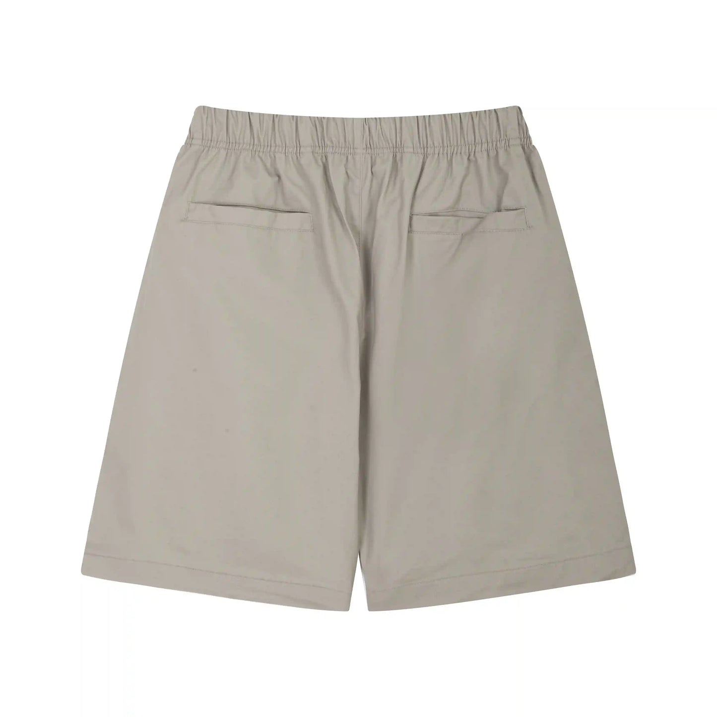Fear of God Essentials Heathered Grey fleece shorts relaxed fit side view