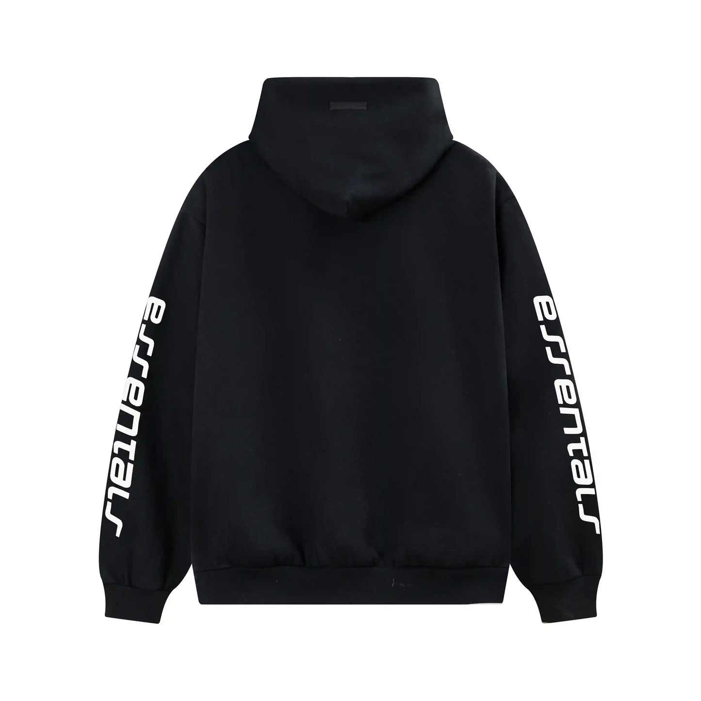 Fear of God ESSENTIALS Black Hoodie Signature