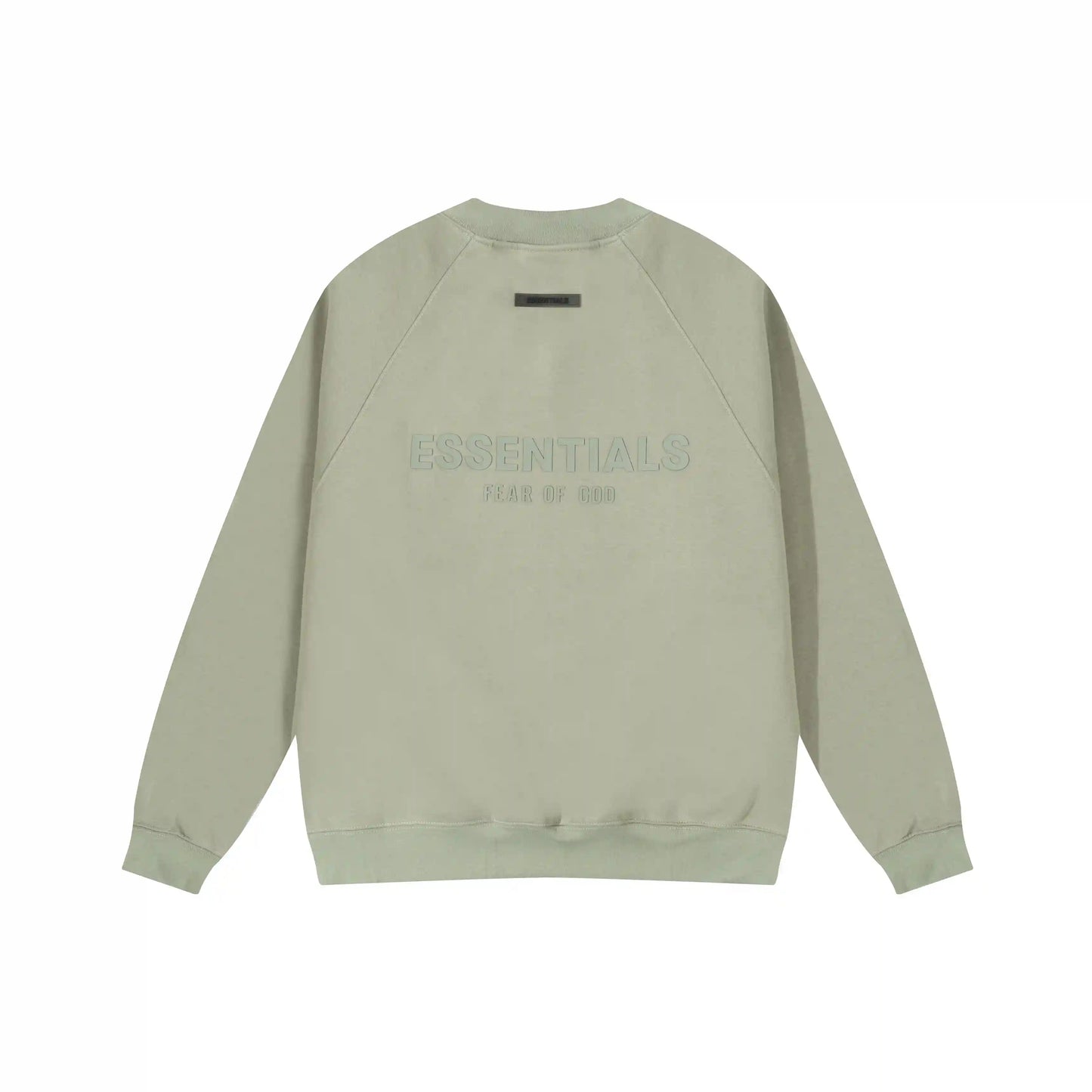 essentials ash grey crewneck sweatshirt soft fleece casual