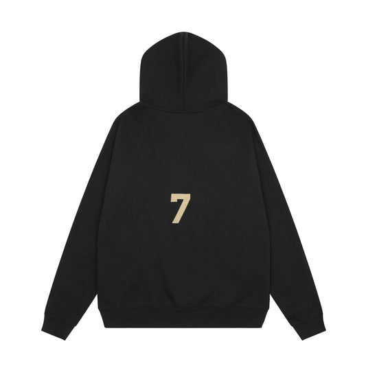 essentials black hoodie soft fleece pullover casual