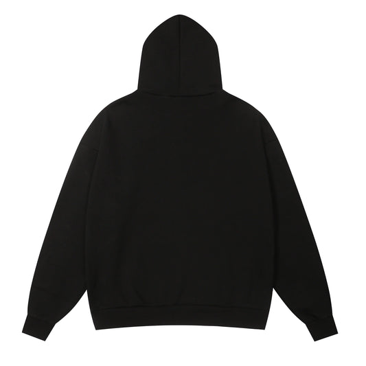 essentials black hoodie soft fleece pullover casual