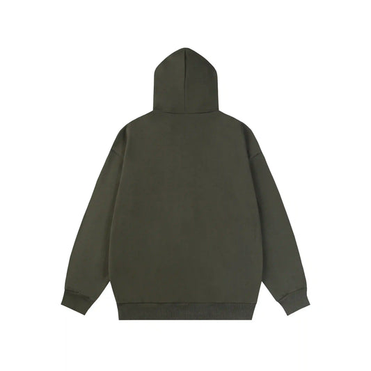 essentials lunar green hoodie soft fleece pullover casual