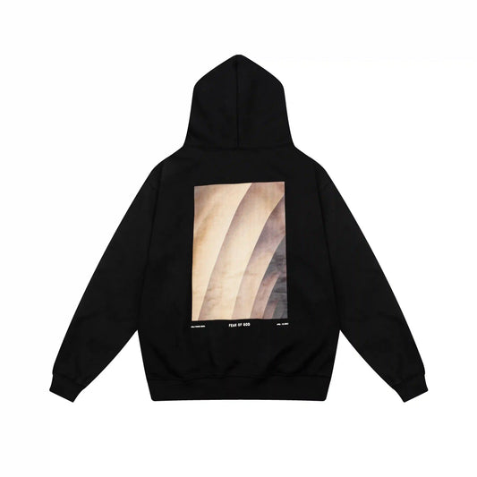 essentials black hoodie soft fleece pullover casual