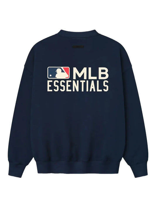 Denim Blue Essentials Sweatshirt, Relaxed Crewneck
