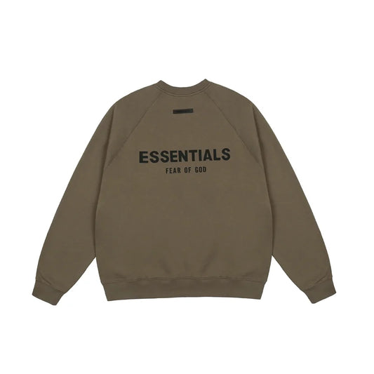 essentials sandrift crewneck sweatshirt soft fleece casual