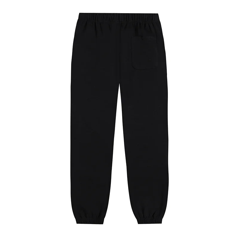 Premium fleece fabric detail on black sweatpants by Fear of God