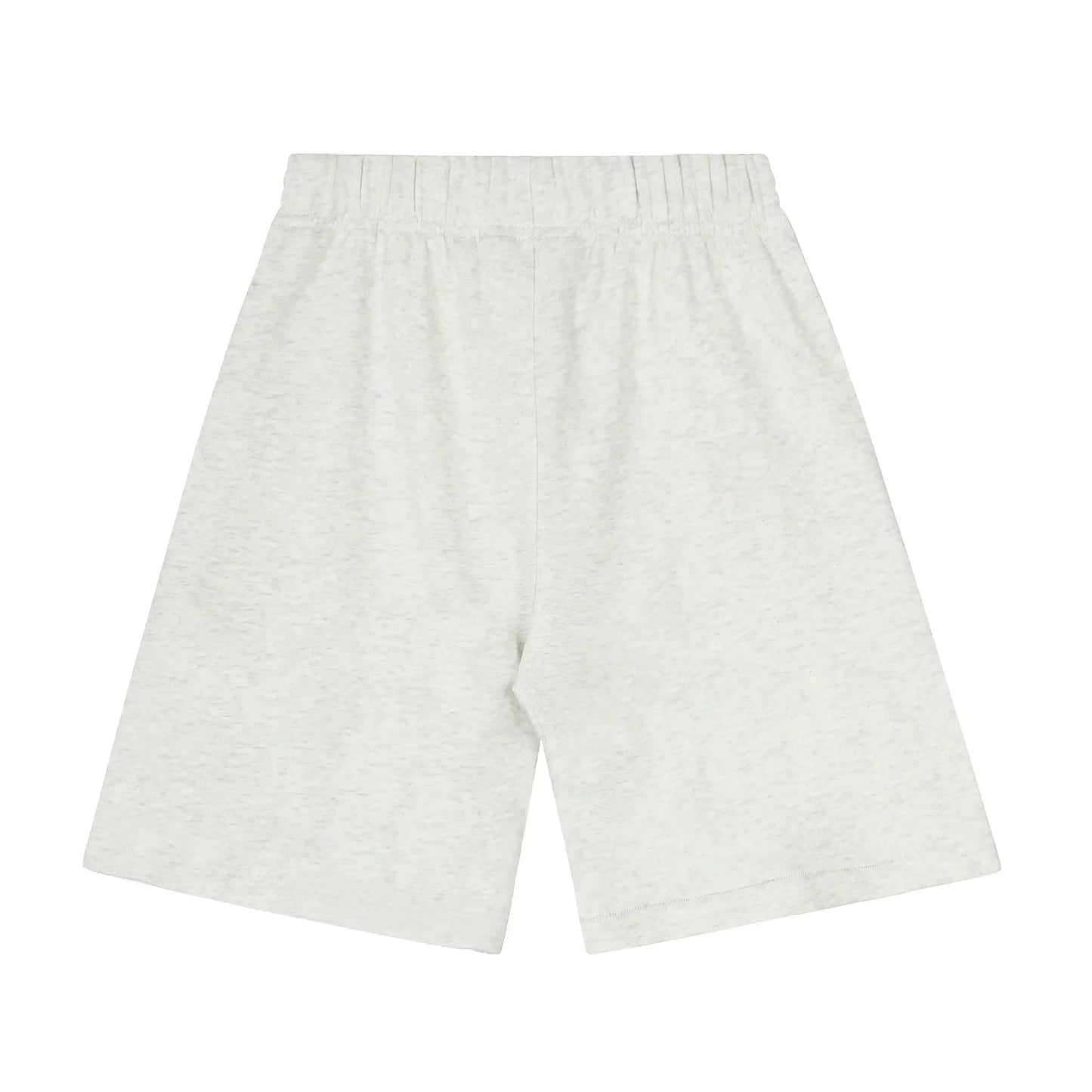 Fear of God Essentials Cloud Dance fleece shorts in white with tonal branding and relaxed silhouette