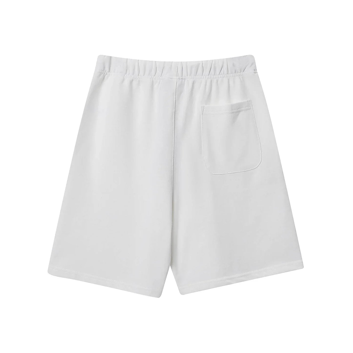 Fear of God Essentials eggshell fleece shorts with tonal logo and relaxed silhouette
