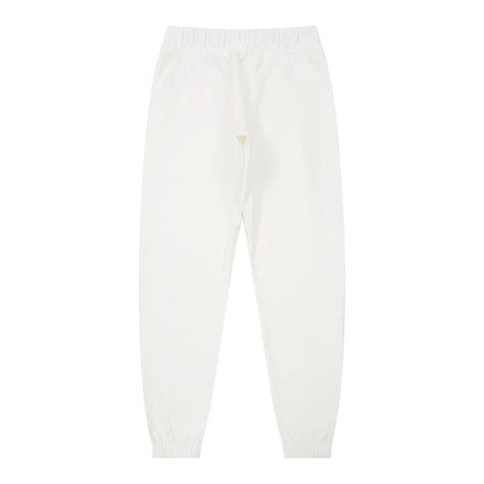 Ribbed ankle cuffs and side pocket detail on eggshell sweatpants by Fear of God