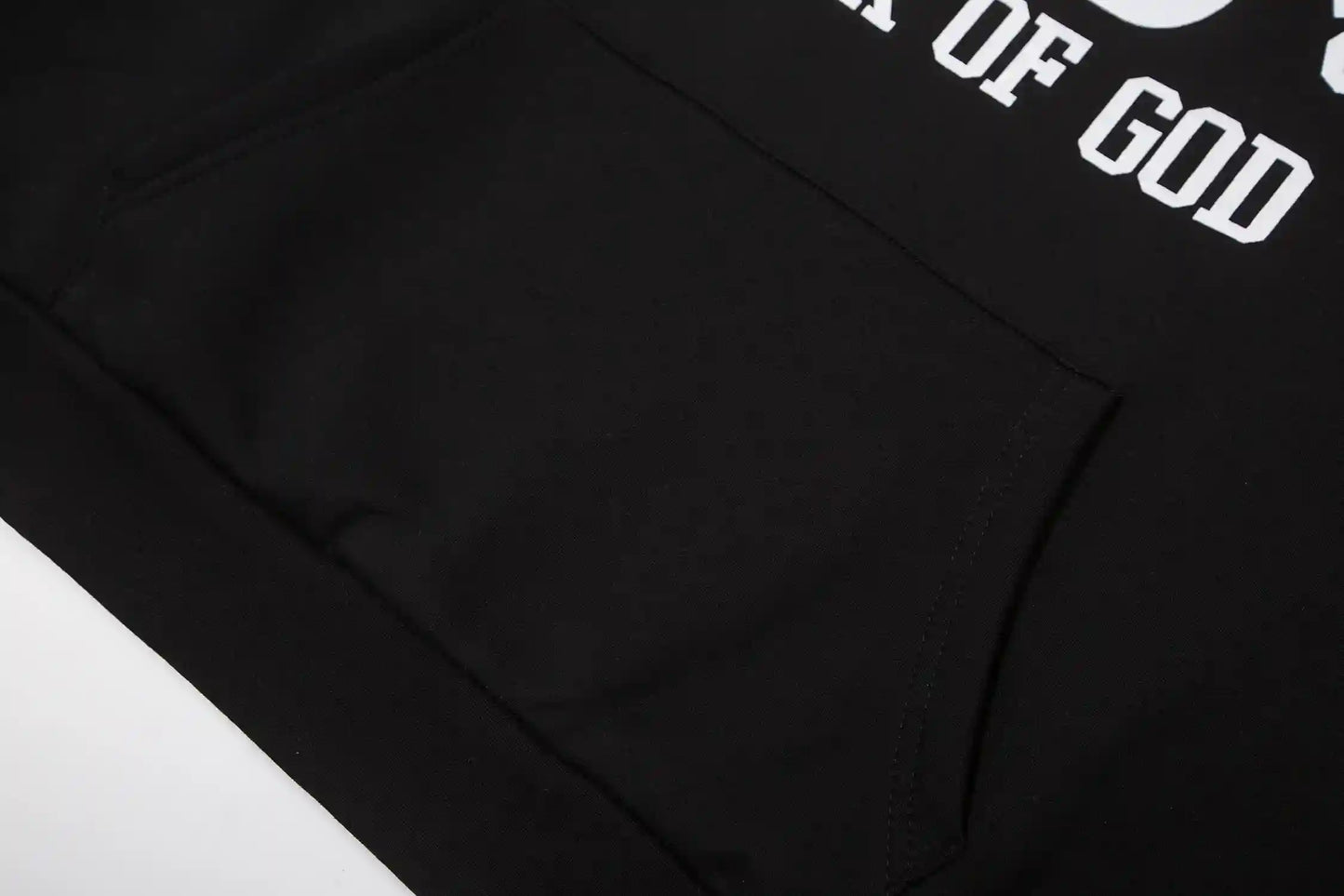 essentials black hoodie layering outfit look