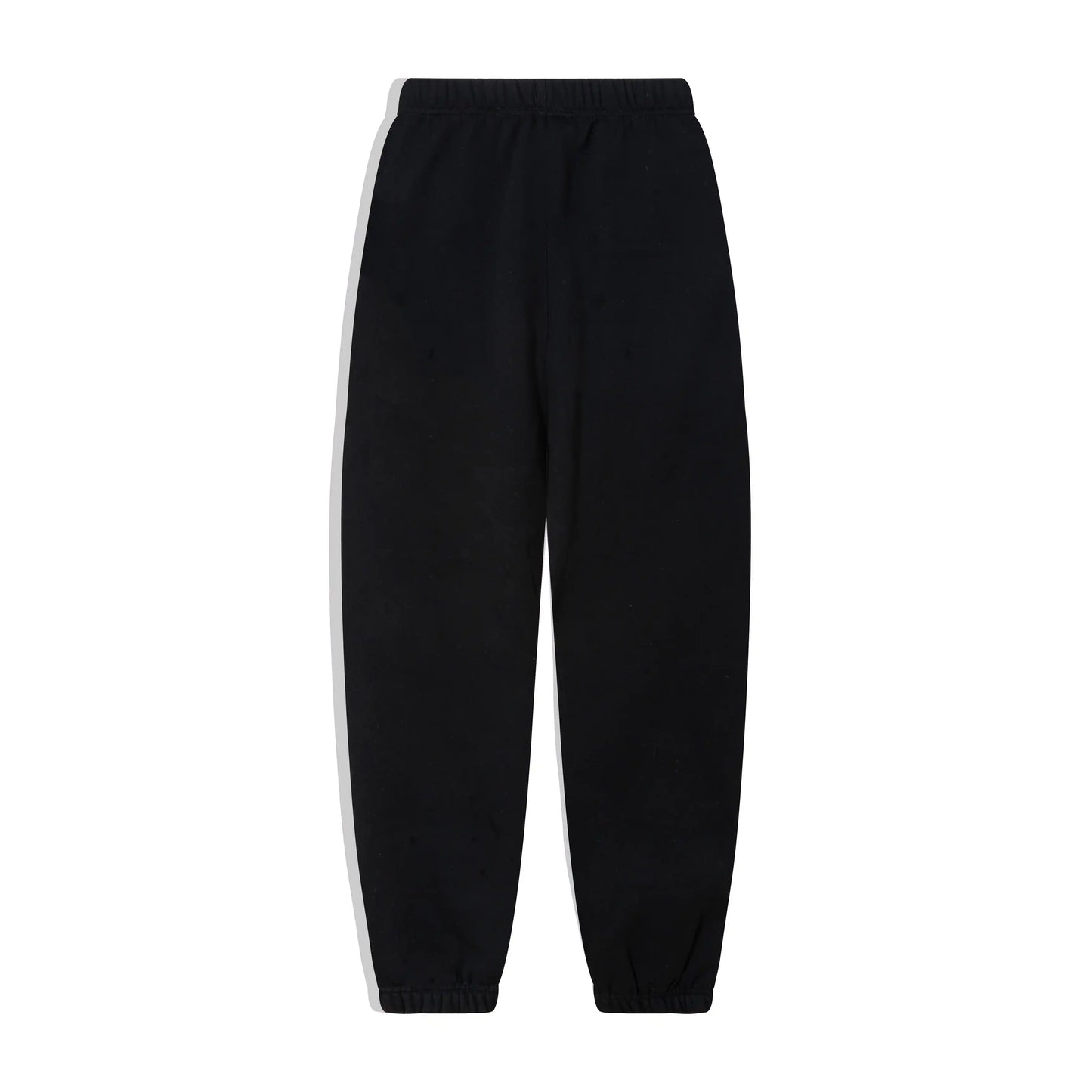 Essentials Black joggers elastic waistband detail