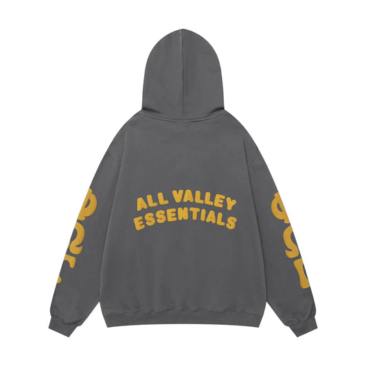 Fear of God Essentials Gray Zip-Up Hoodie | Grey Full Zip Essentials Hoodie