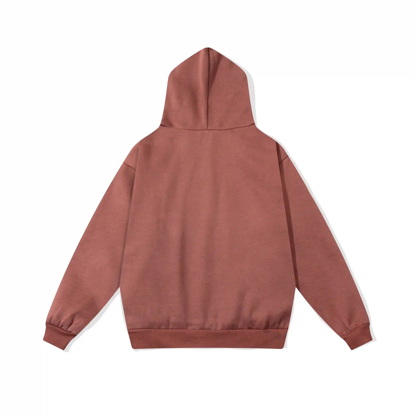 essentials dark chestnut hoodie soft fleece pullover casual
