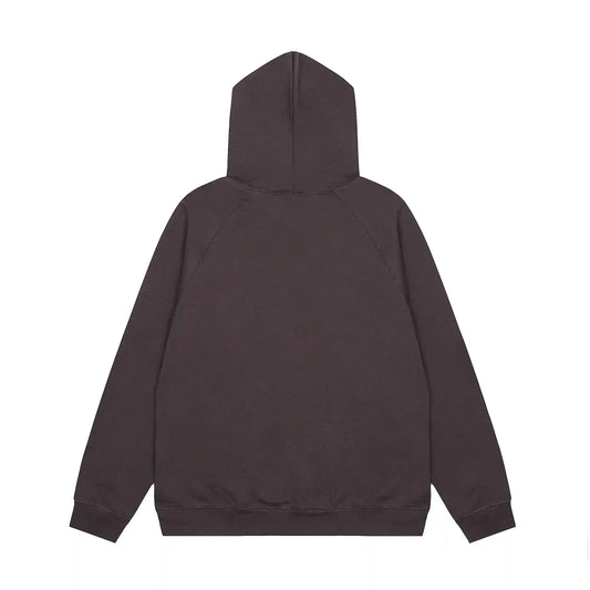 essentials purple taupe hoodie soft fleece pullover casual