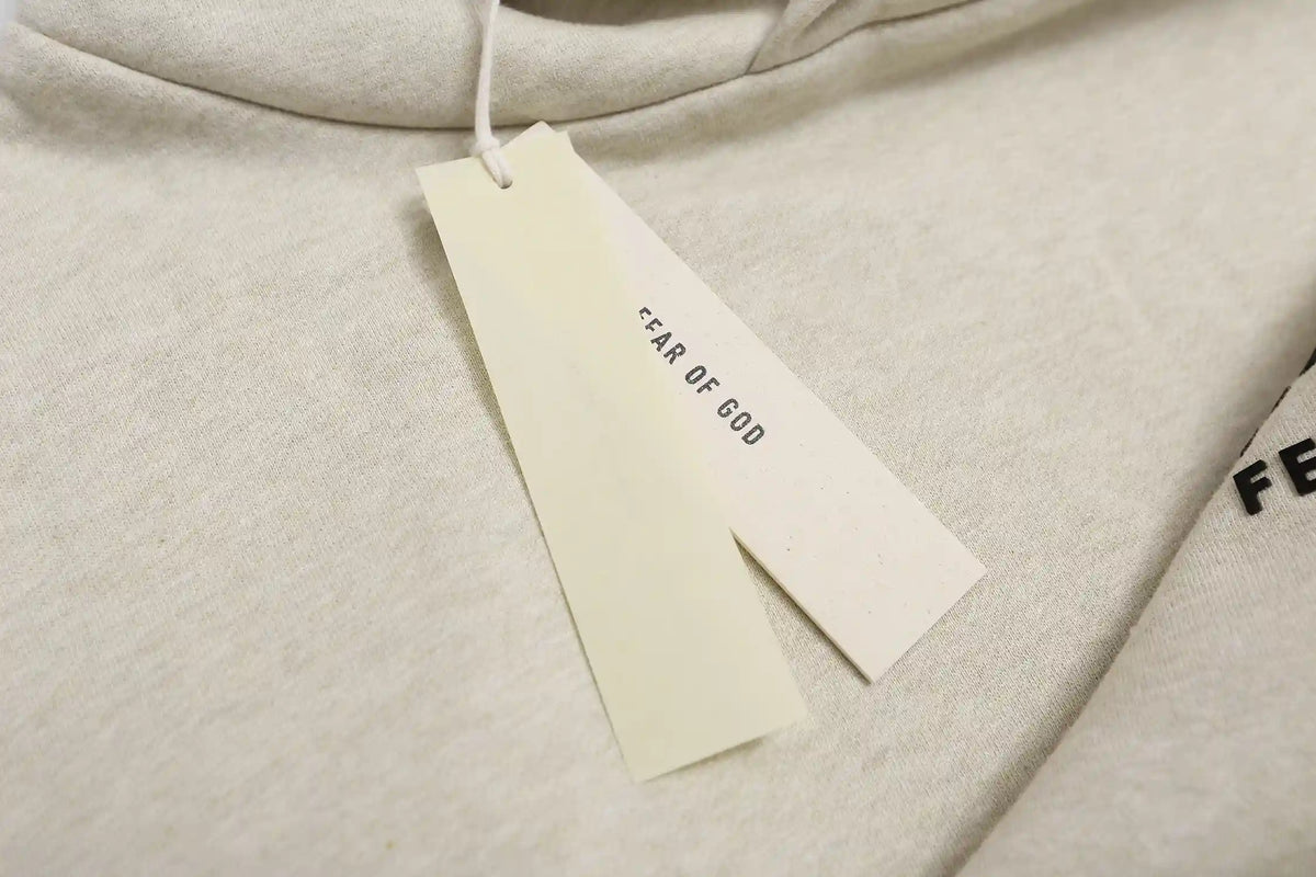 Fear of God Essentials Light Oatmeal Hoodie