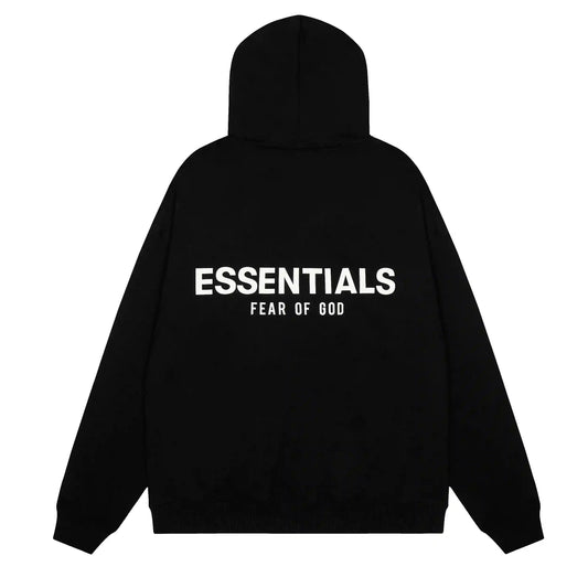 Fear of God ESSENTIALS Black Hoodie