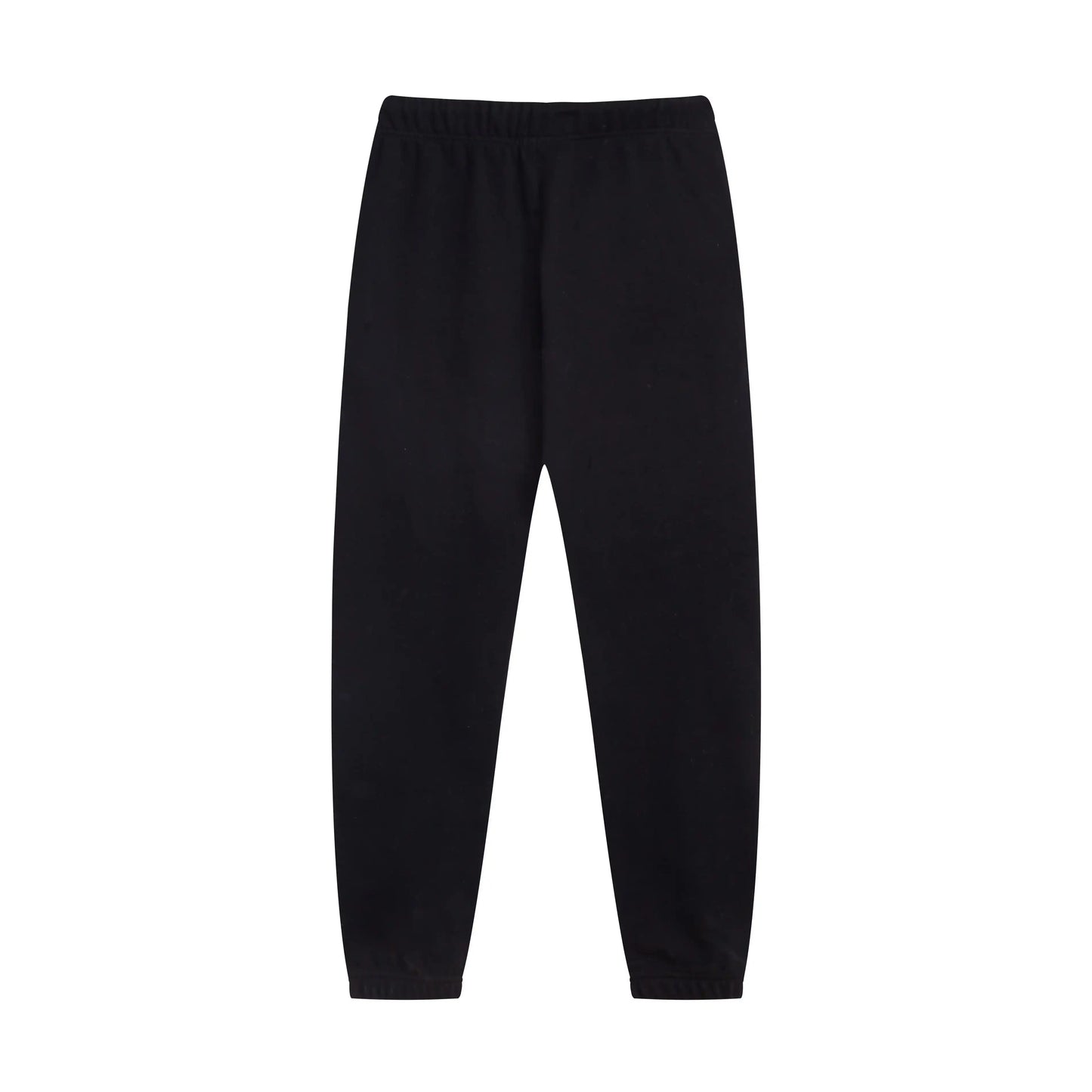 Fear of God Essentials black tracksuit back view top and joggers