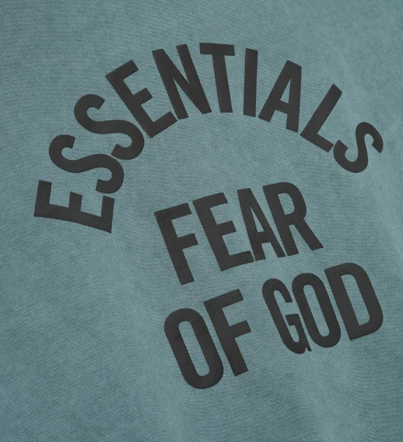 ESSENTIALS FOG Signature Pale Dark Blue T-Shirt