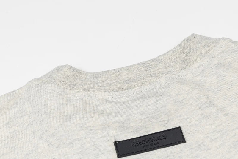 ESSENTIALS Ivory White 90s Crewneck T-Shirt
