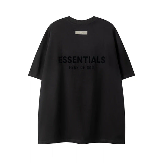 Everyday relaxed styling with Essentials black t-shirt by Fear of God