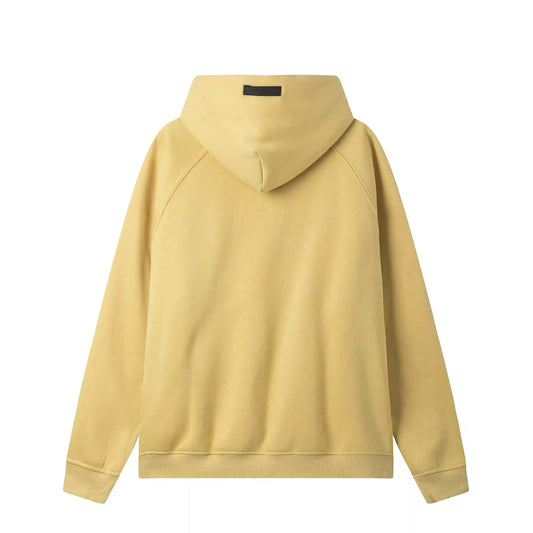 essentials garden yellow hoodie soft fleece pullover casual