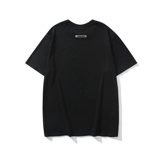 Essentials black minimal casual streetwear tee by Fear of God outfit