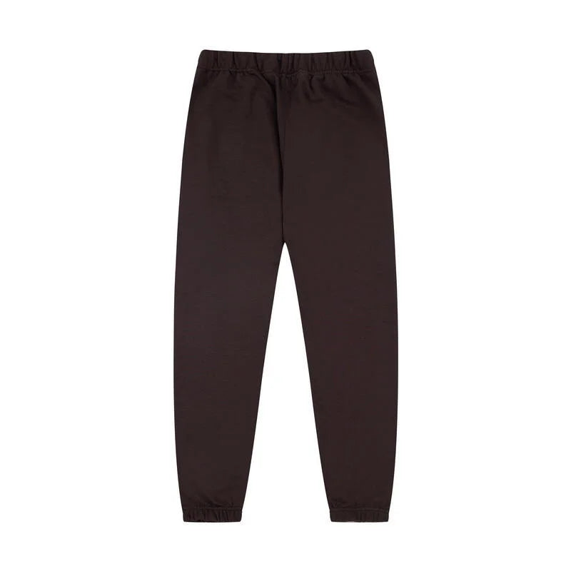 Fear of God Essentials english walnut tracksuit back view hoodie and joggers