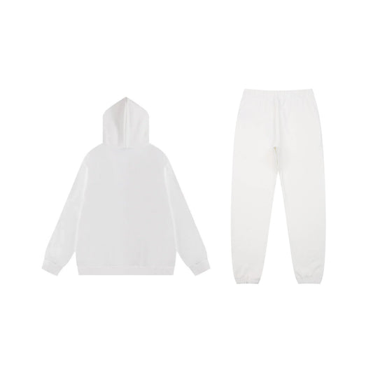 Eggshell tracksuit relaxed fit hoodie and joggers by Fear Of God