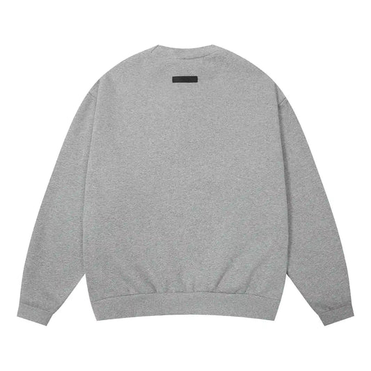 Fear of God Essentials Clothing Dark Heather Oatmeal Sweatshirt 1