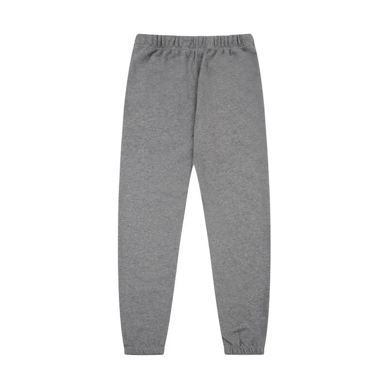 Essentials Dark Heather Oatmeal Hoodie Set front view – Fear of God matching set
