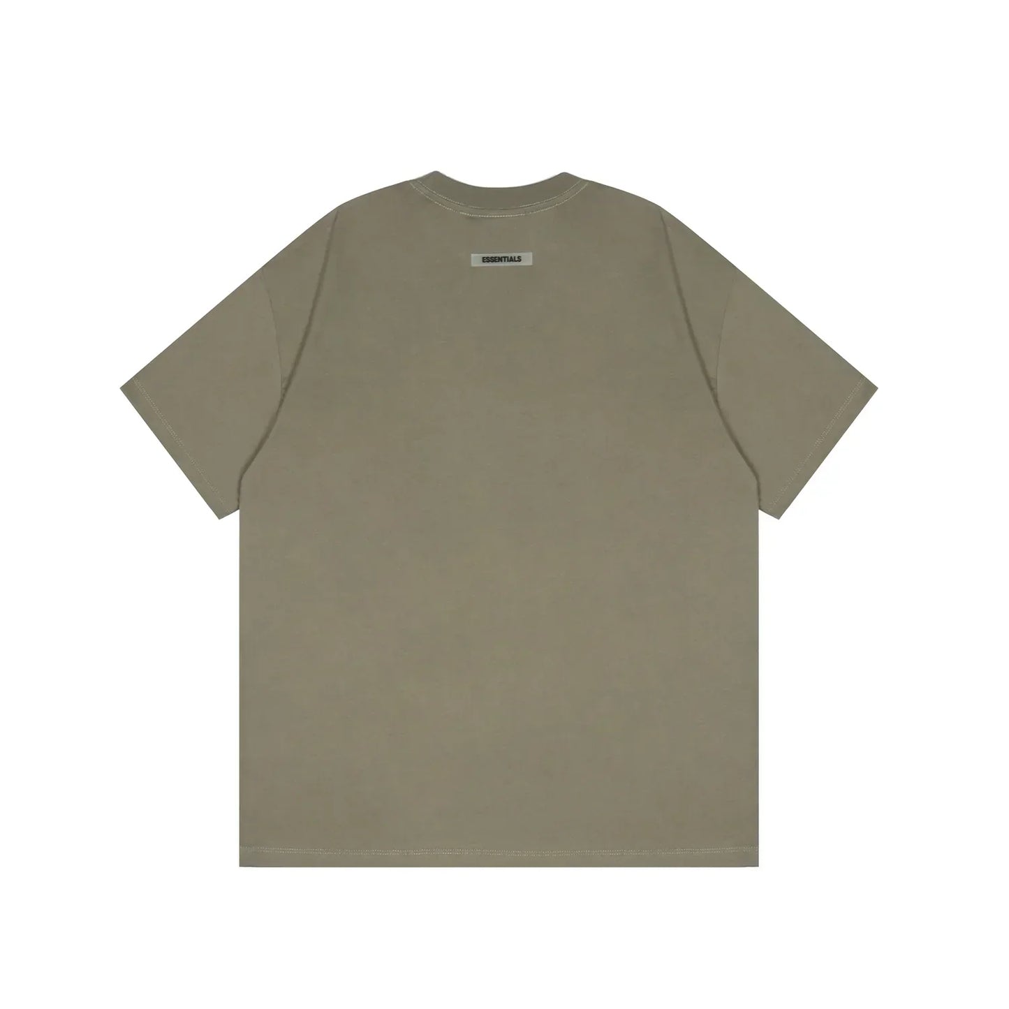 Classic crew neckline on essentials wood t-shirt by Fear of God
