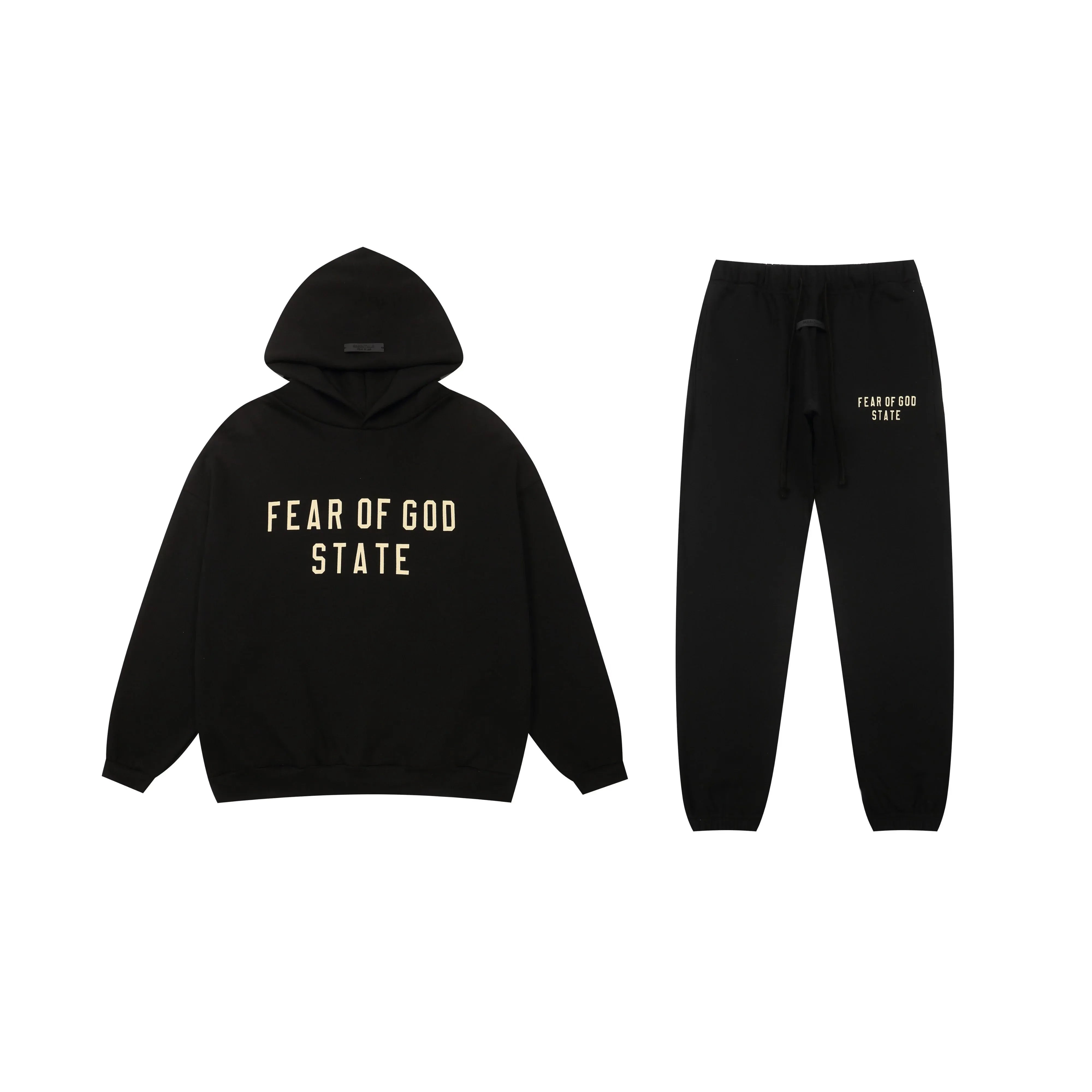 ESSENTIALS Clothing Black Tracksuit