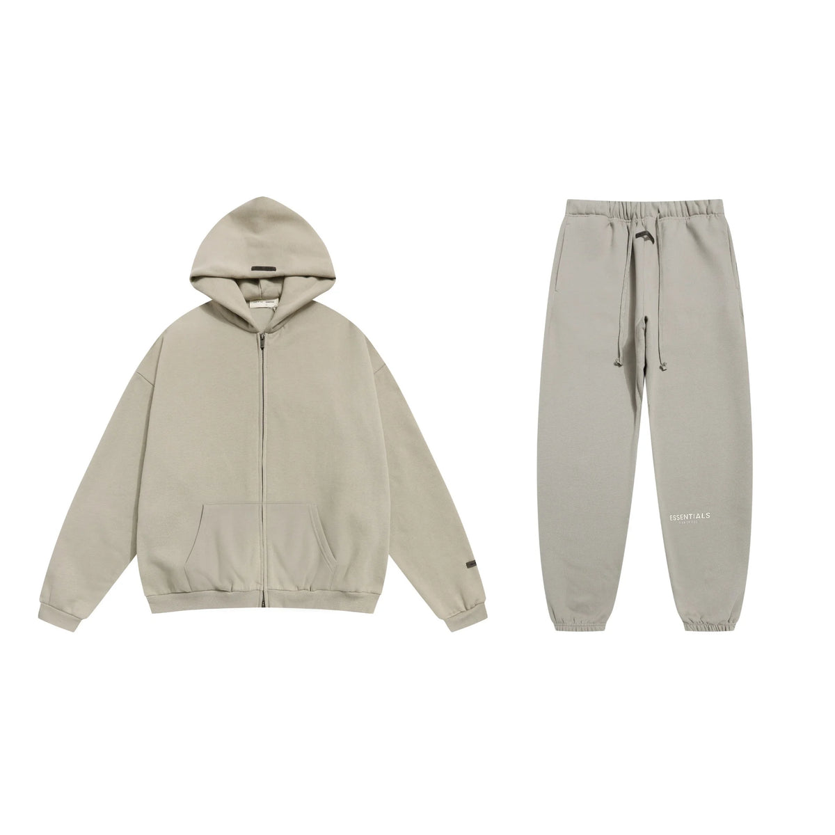 Cement Gray Essentials Tracksuit Pullover