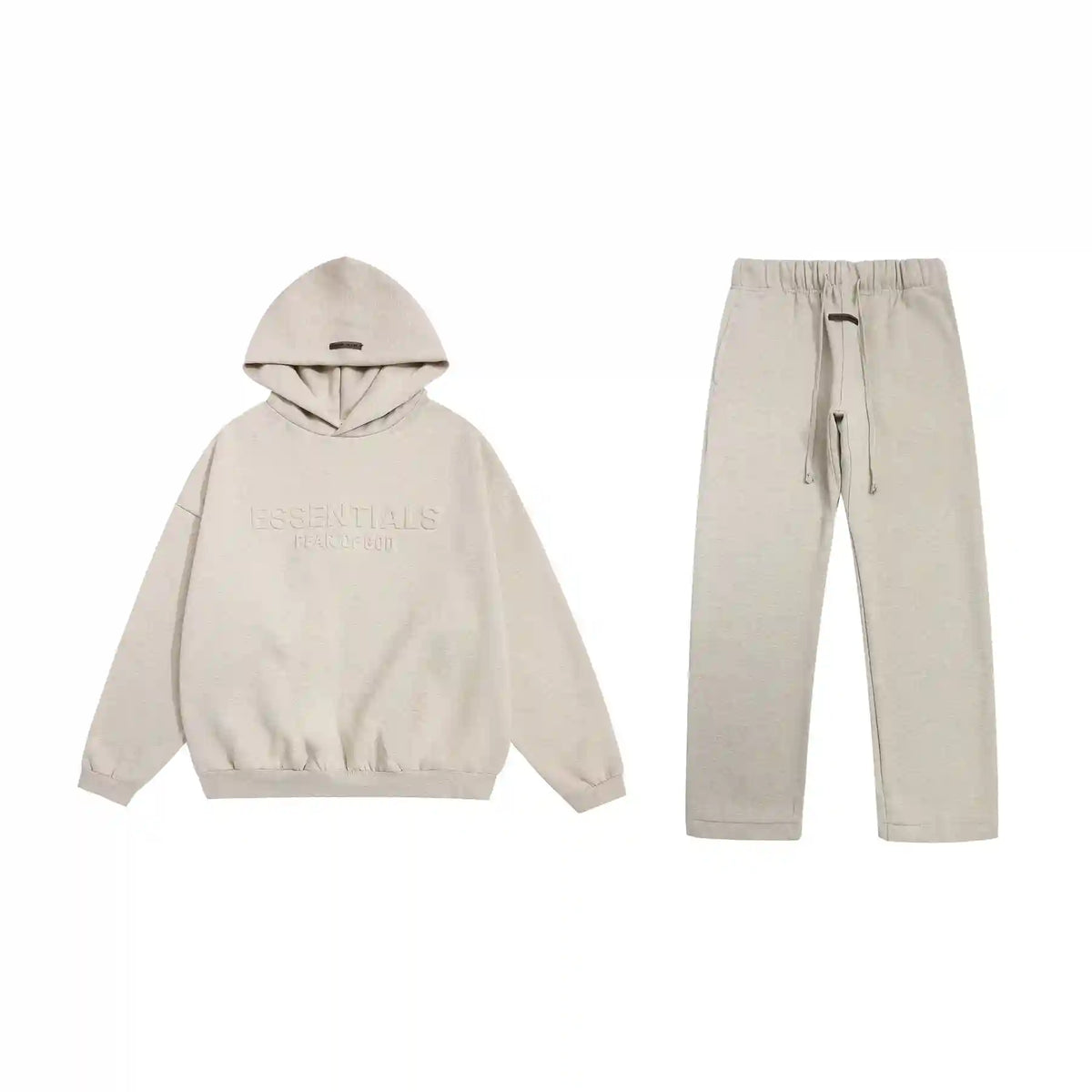 Oatmeal Heather Essentials Tracksuit Pullover