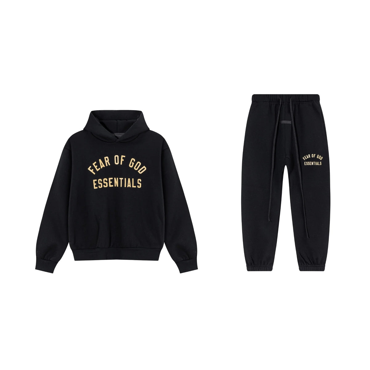 Black Essentials Tracksuit Pullover